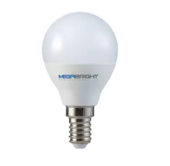 AMPOLLETA LED 5W E14 BOLA G45 MEGABRIGHT AMPOLLETA LED 5W E14 300K BOLA G45 MEGABRIGHT