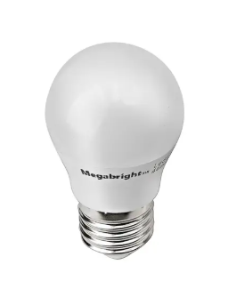 AMPOLLETA LED 5W E27 3000K BOLA G45 MEGABRIGHT